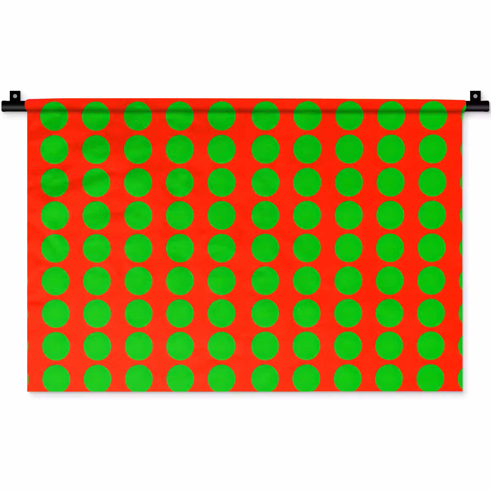 Wandkleed - Stippen - Patroon - Groen — 1