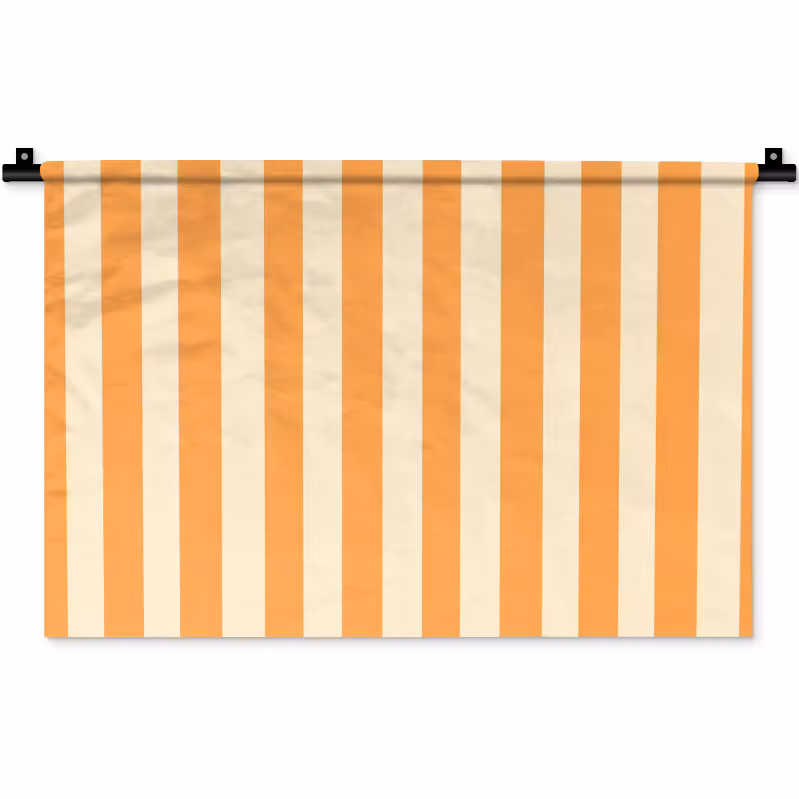 Wandkleed - Strepen - Patroon - Oranje — 1