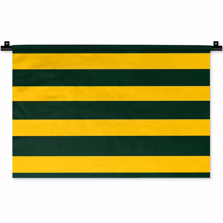 Wandkleed - Klassiek - Strepen - Groen — 1