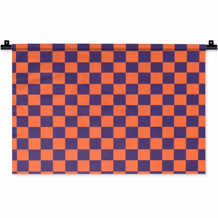 Wandkleed - Patroon - Klassiek - Paars — 1