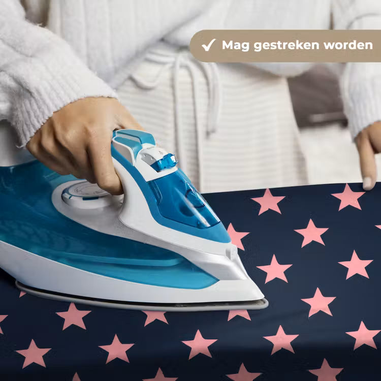 Wandkleed - Patroon - Sterren - Roze — 6