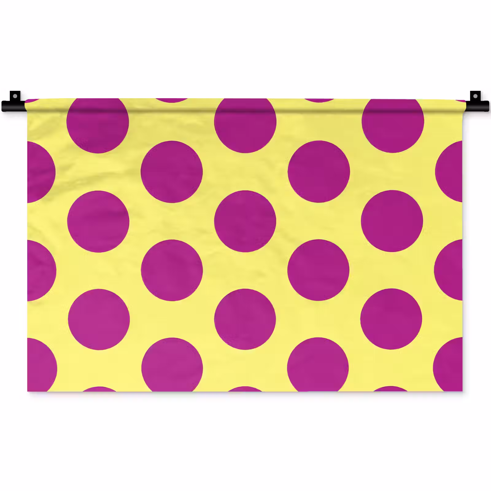 Wandkleed - Dots - Klassiek - Geel — 1
