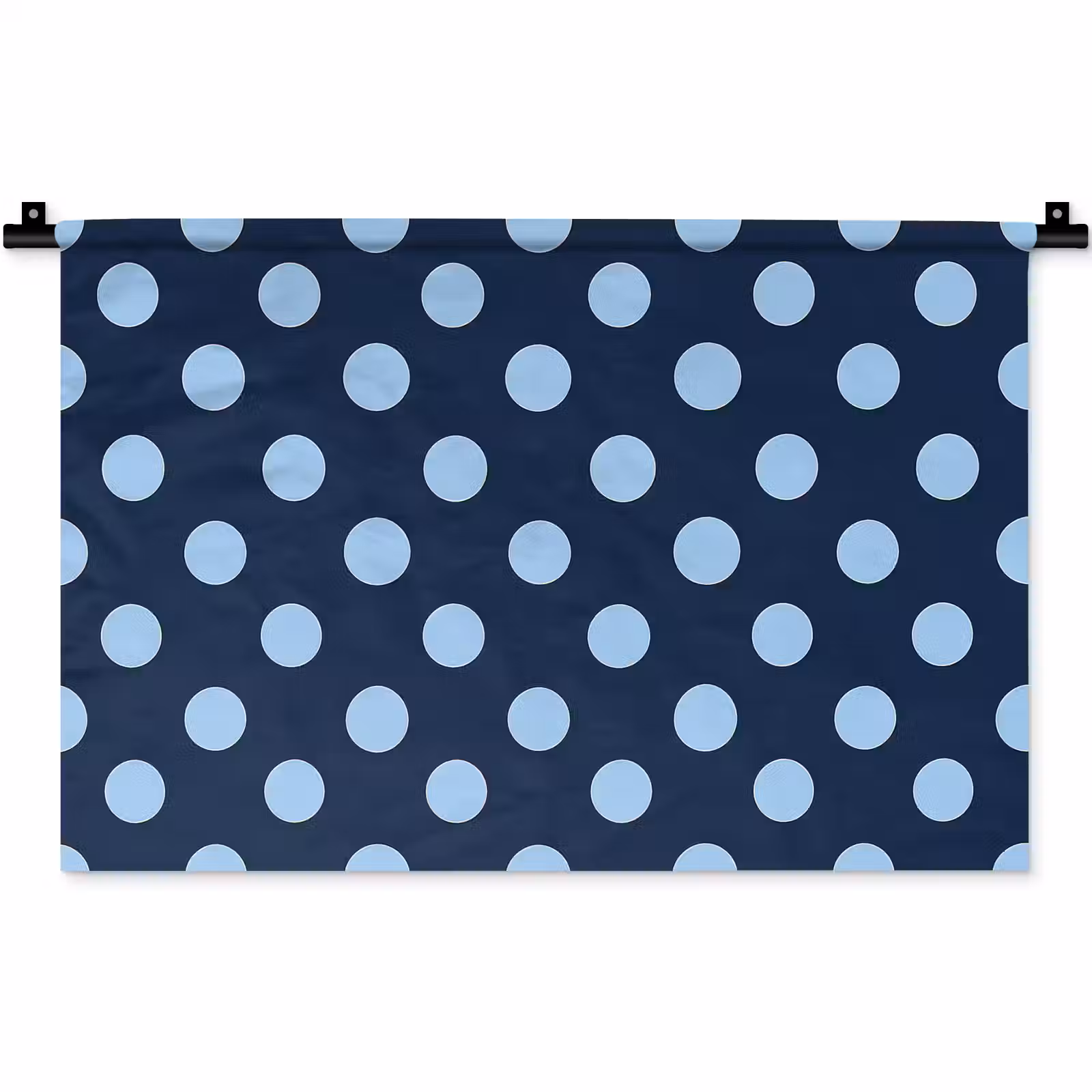 Wandkleed - Klassiek - Dots - Blauw — 1