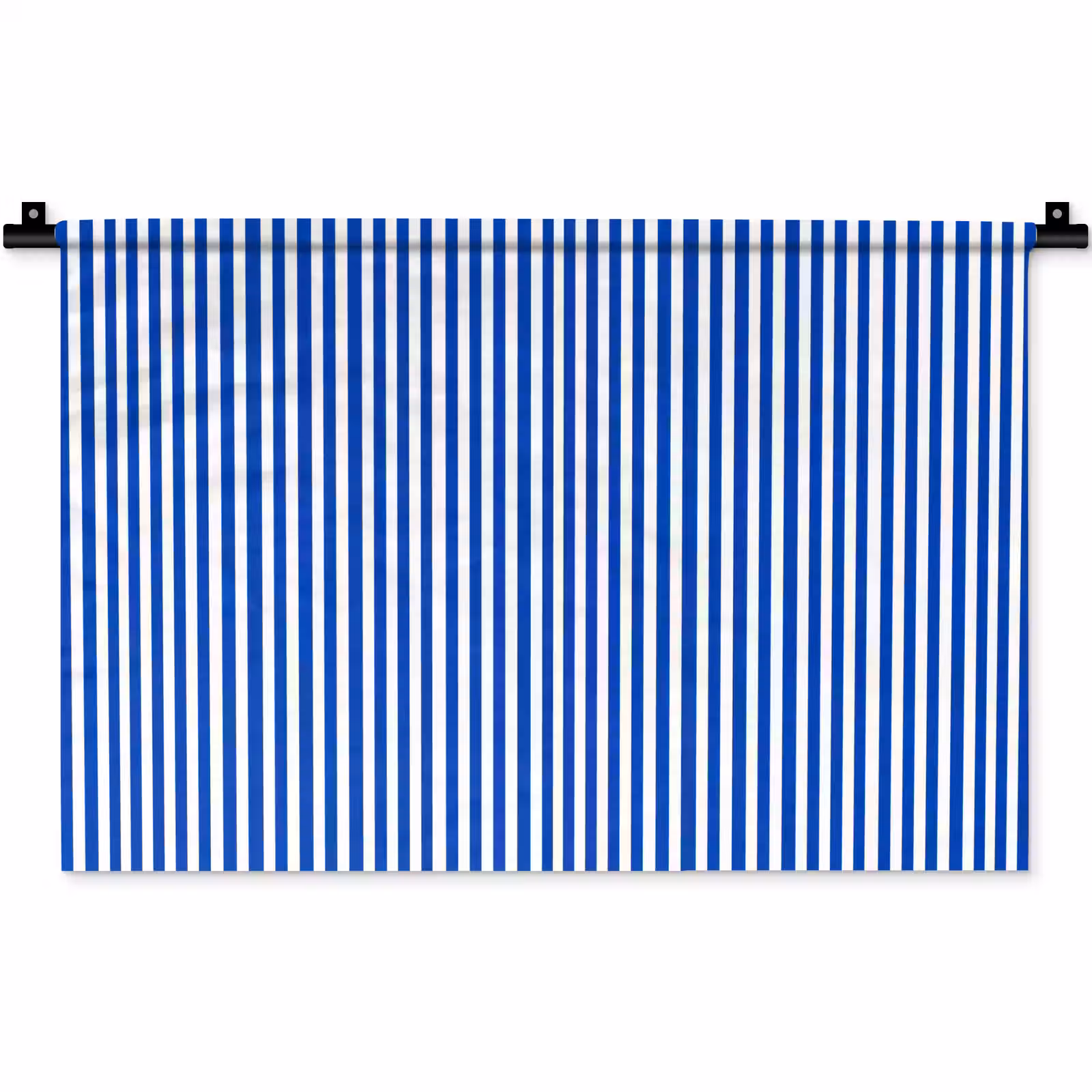 Wandkleed - Klassiek - Strepen - Blauw — 1