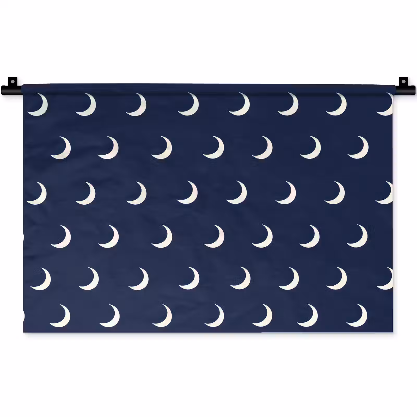 Wandkleed - Patroon - Manen - Blauw — 1