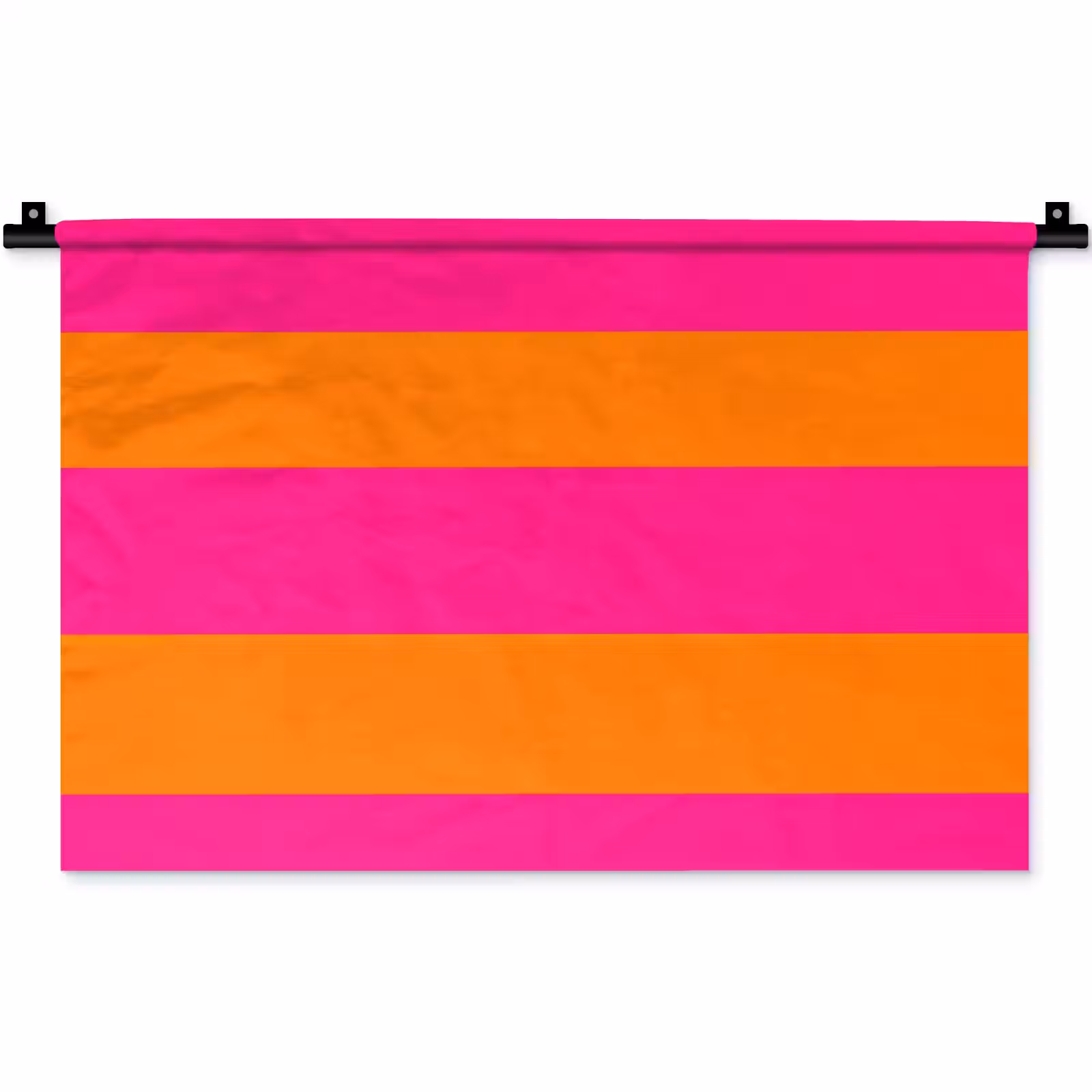 Wandkleed - Strepen - Horizontaal - Roze — 1