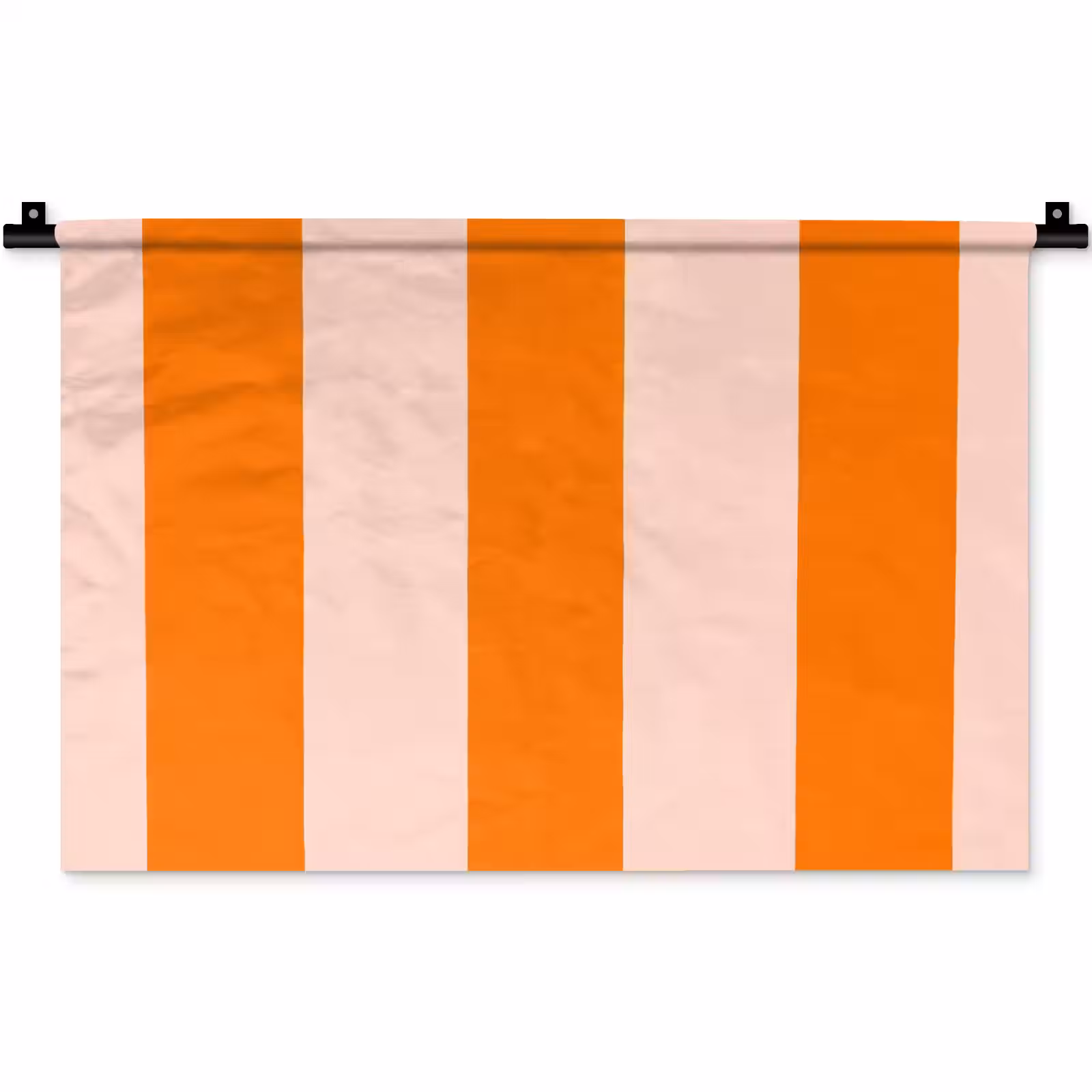 Wandkleed - Strepen - Modern - Oranje — 1