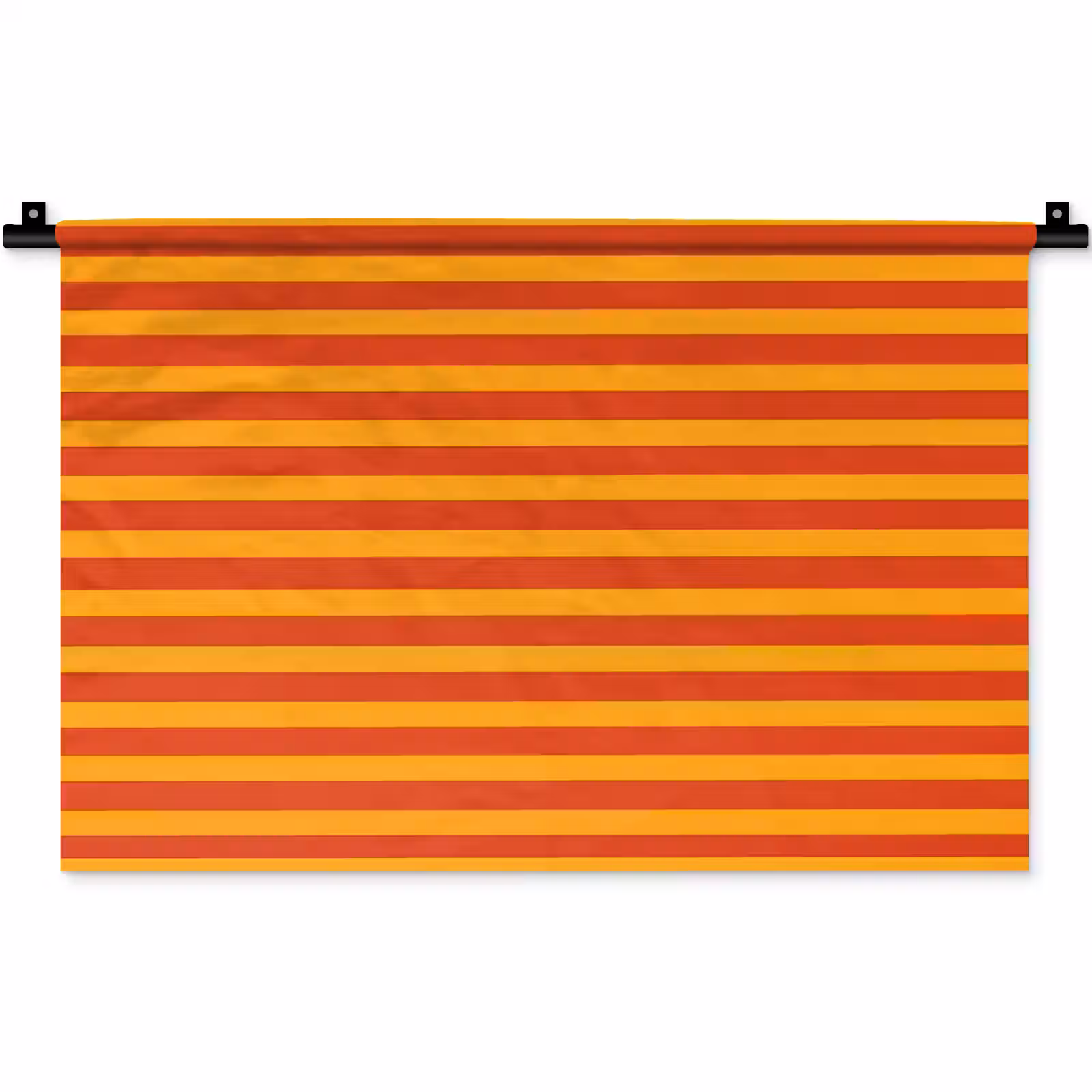 Wandkleed - Strepen - Patroon - Oranje — 1