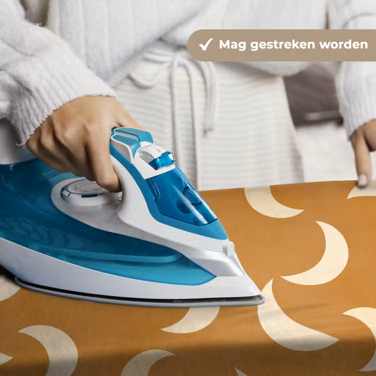 Wandkleed - Manen - Patroon - Oker — 6