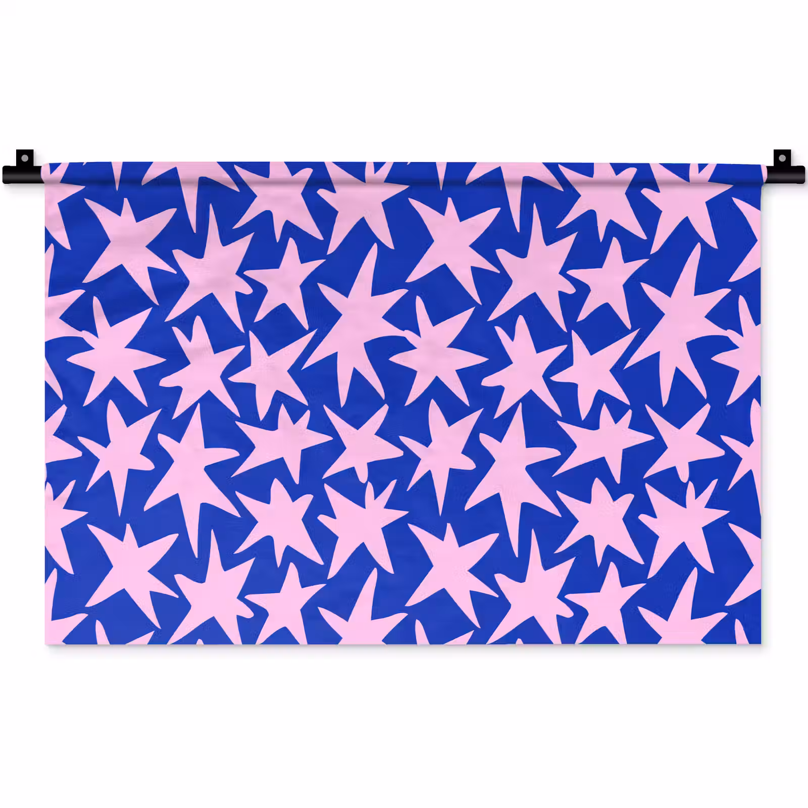 Wandkleed - Modern - Sterren - Blauw — 1