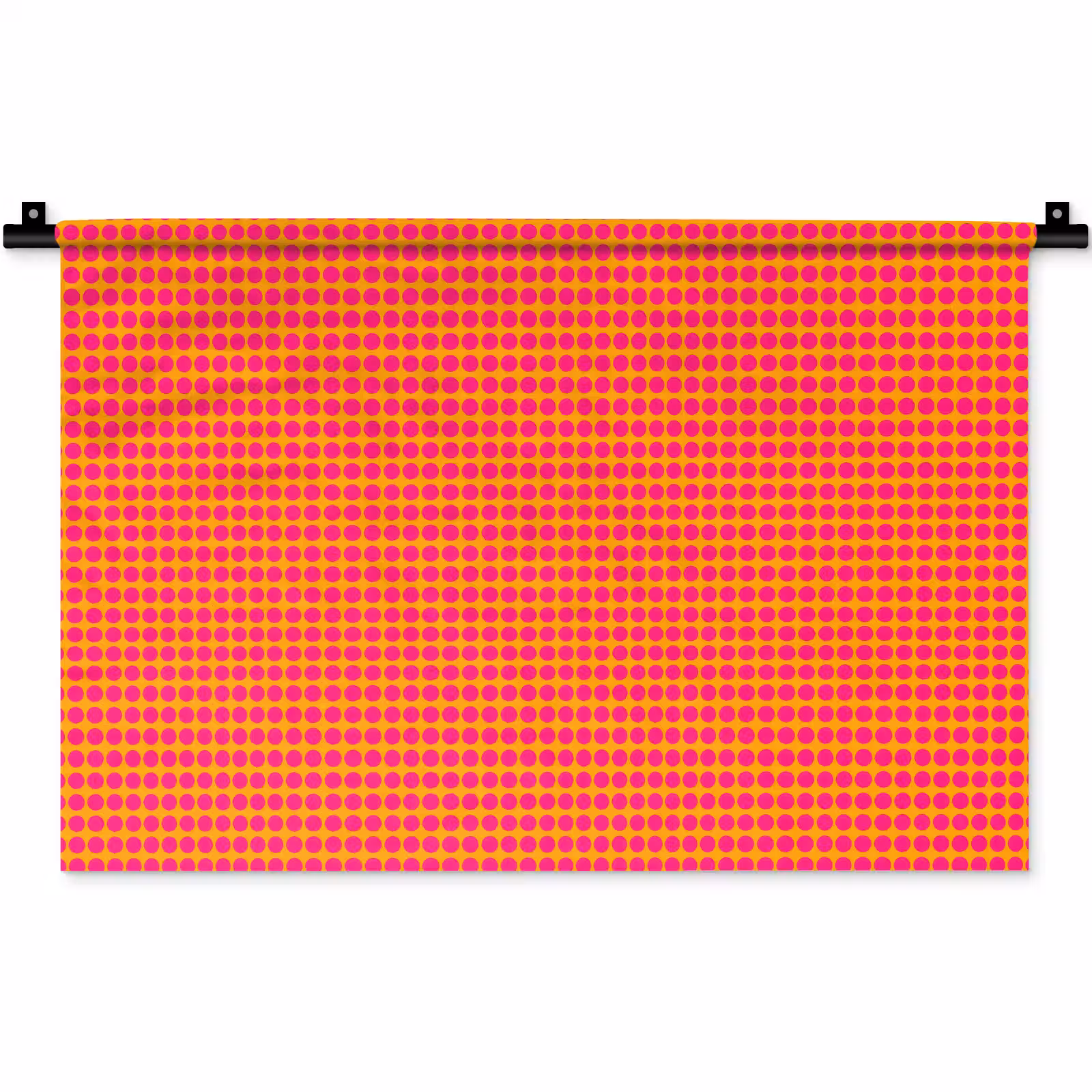 Wandkleed - Modern - Stippen - Oranje — 1