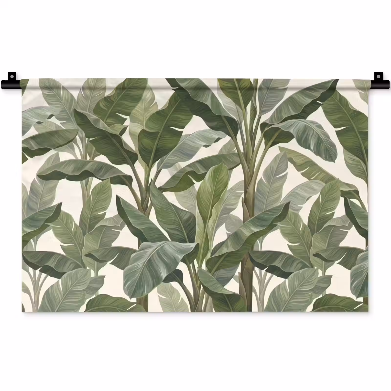 Wandkleed - Planten - Bladeren - Tropisch - Groen — 1