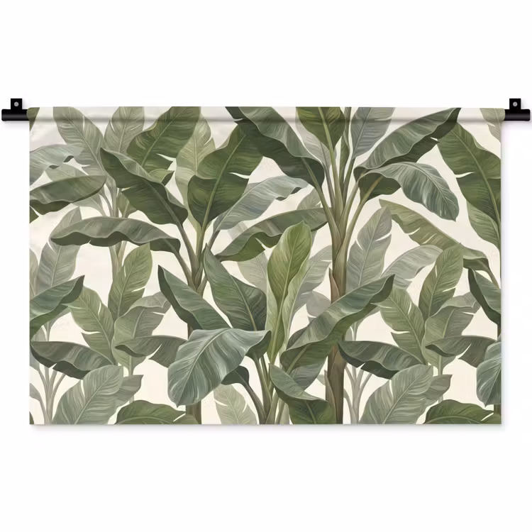Wandkleed - Planten - Bladeren - Tropisch - Groen — 1