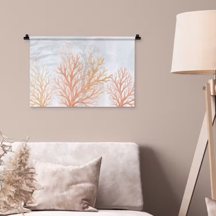 Wandkleed - Natuur - Abstract - Aquarel - Organisch - Warm — 2