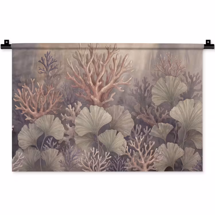 Wandkleed - Plant - Bladeren - Zee - Illustratie - Groen — 1