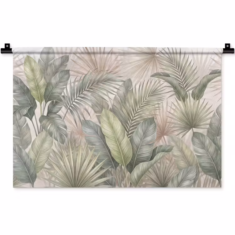Wandkleed - Planten - Tropisch - Bladeren - Groen - Natuur — 1