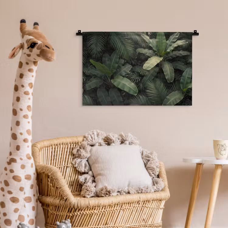 Wandkleed - Bladeren - Groen - Tropisch - Natuur — 5