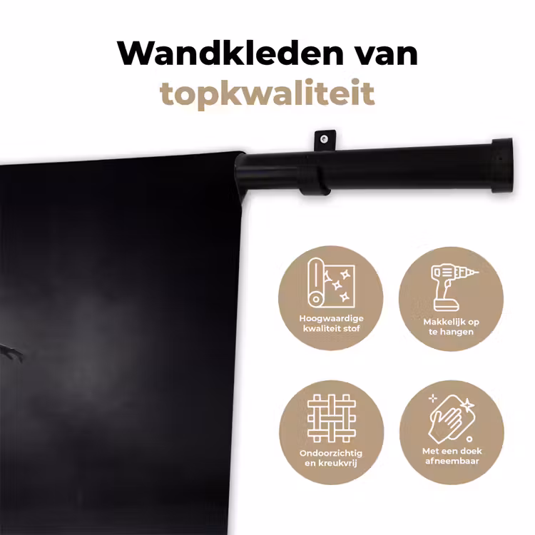 Wandkleed - Danser - Podium - Zwart-wit - Kunst - Klassiek — 3