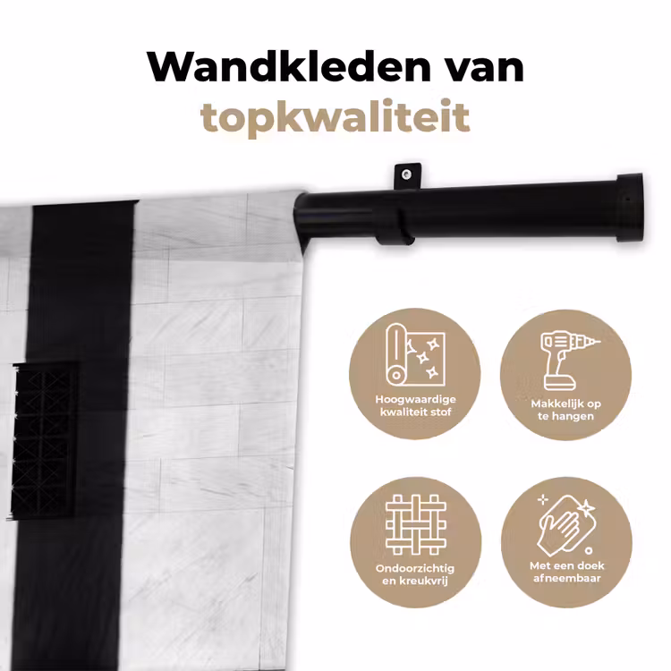 Wandkleed - Mensen - Schaduw - Dans - Zwart-wit - Liefde — 3