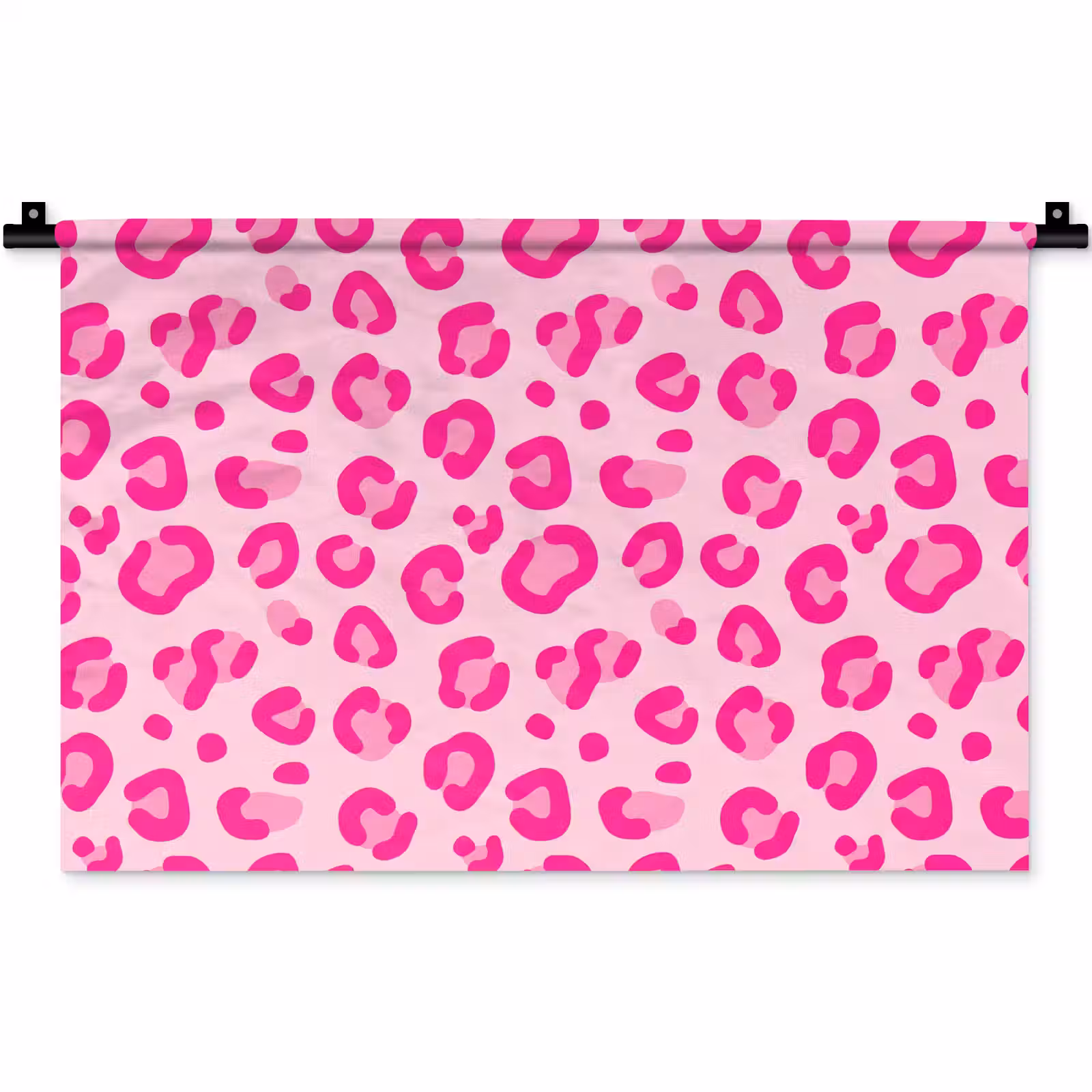 Wandkleed - Dierenprint - Patroon - Abstract - Modern - Roze — 1