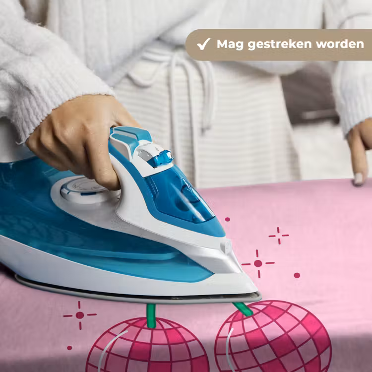Wandkleed - Decoratie - Disco-bal - Feest - Roze — 6