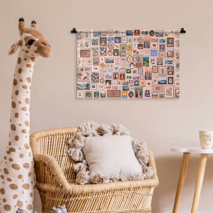 Wandkleed - Kunst - Collectie - Decoratie - Modern - Kleurrijk — 5