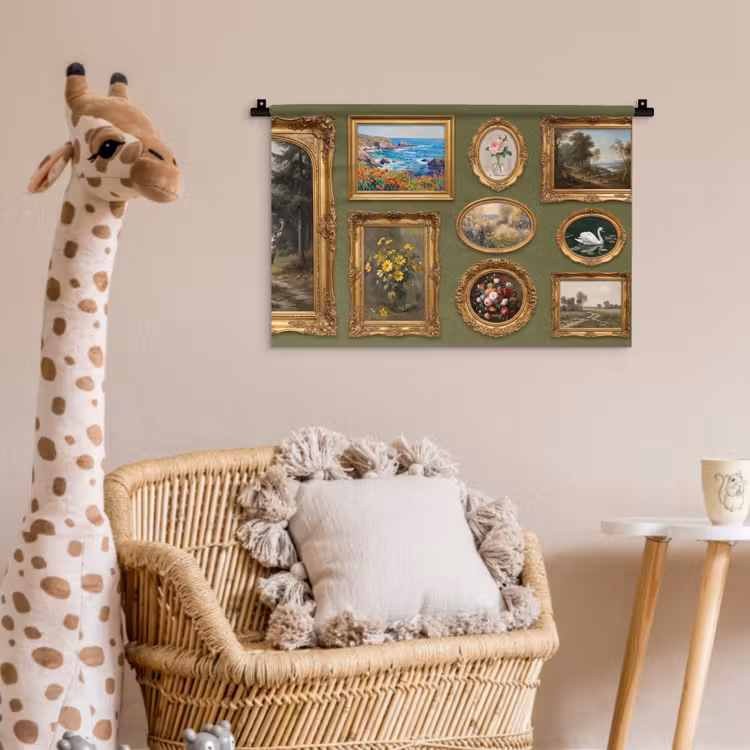 Wandkleed - Hert - Bos - Natuur - Klassiek - Dieren — 5