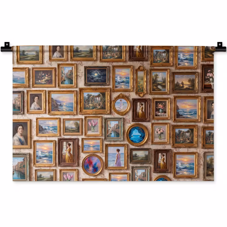 Wandkleed - Interieur - Kunst - Collectie - Klassiek - Goud — 1