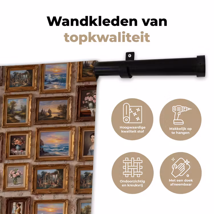 Wandkleed - Interieur - Kunst - Collectie - Klassiek - Goud — 3