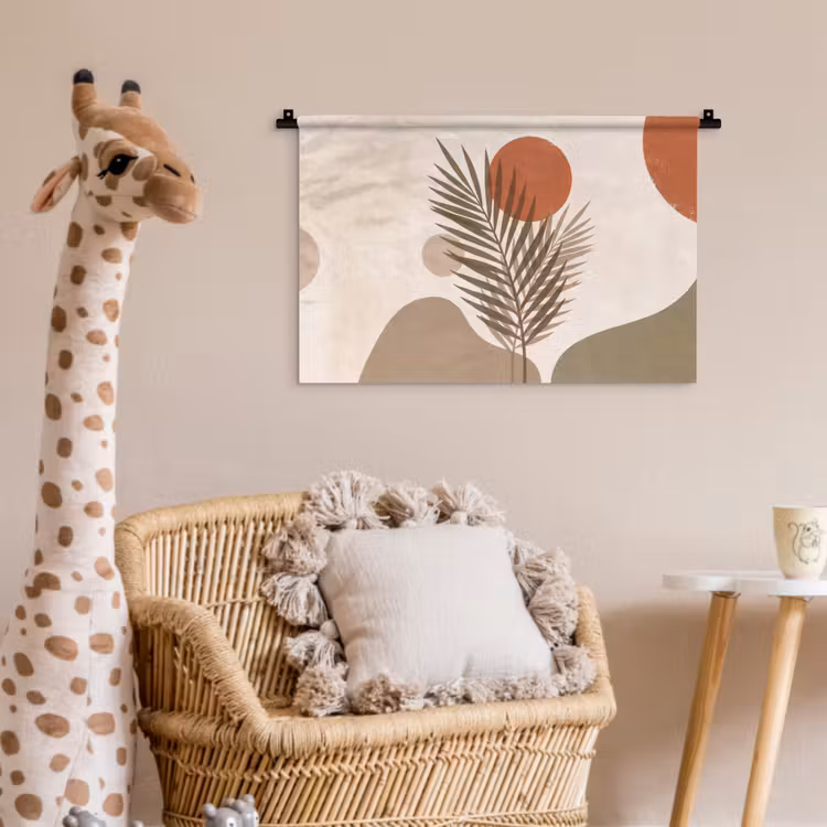 Wandkleed - Planten - Bladeren - Abstract - Modern - Beige — 5