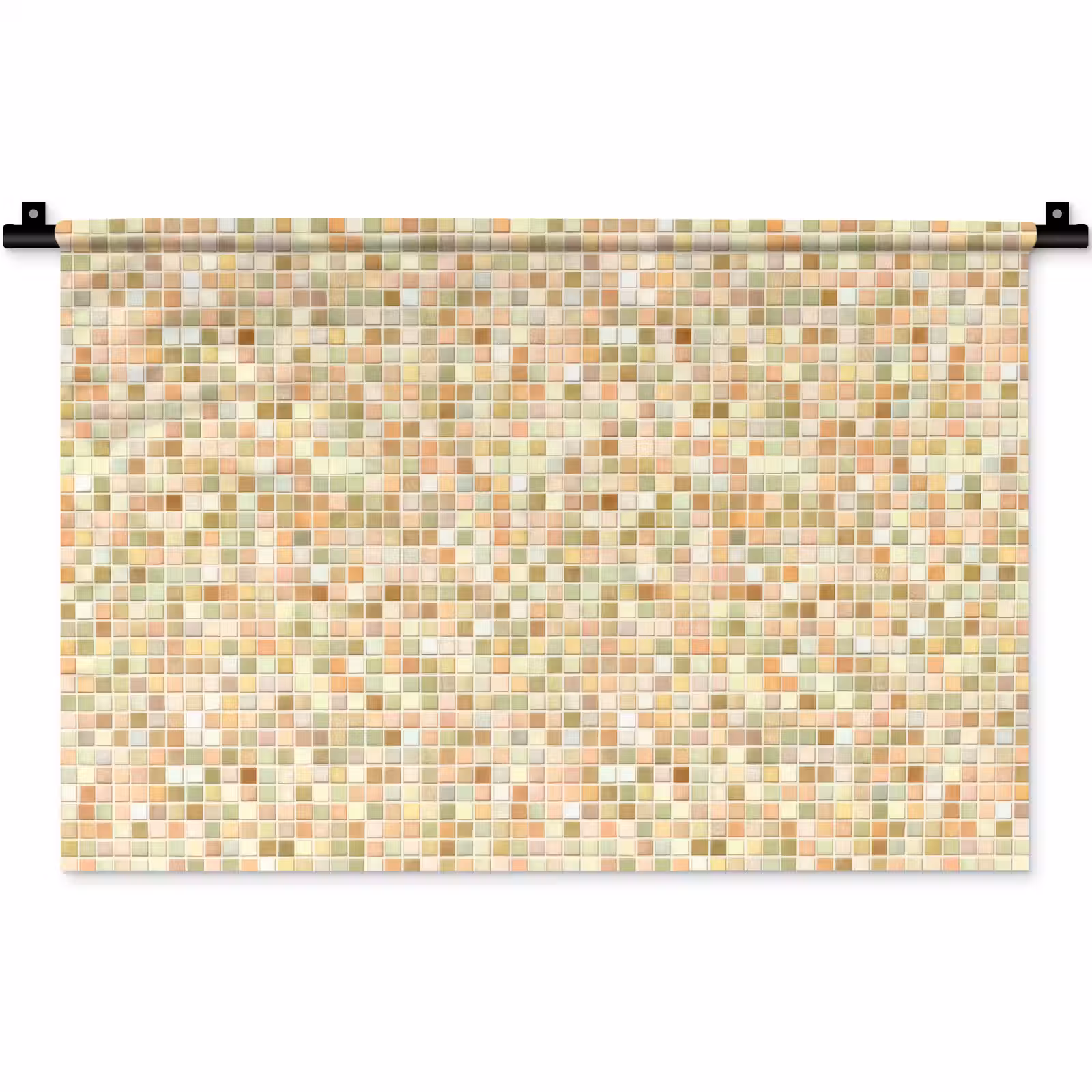 Wandkleed - Mozaïek - Patroon - Terracotta — 1