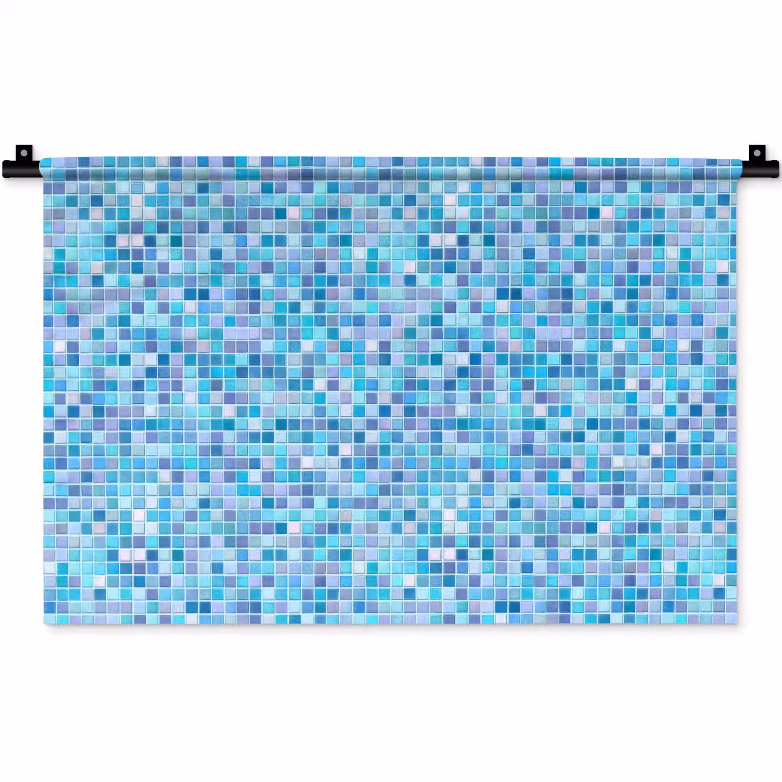 Wandkleed - Mozaïek - Patroon - Turquoise — 1