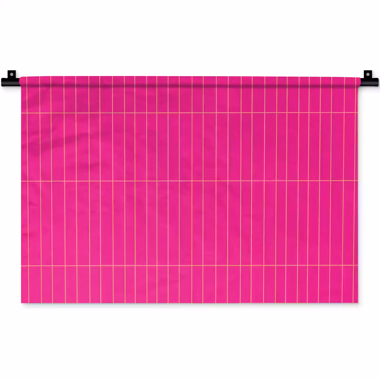 Wandkleed - Patroon - Tegel - Magenta - Roze — 1