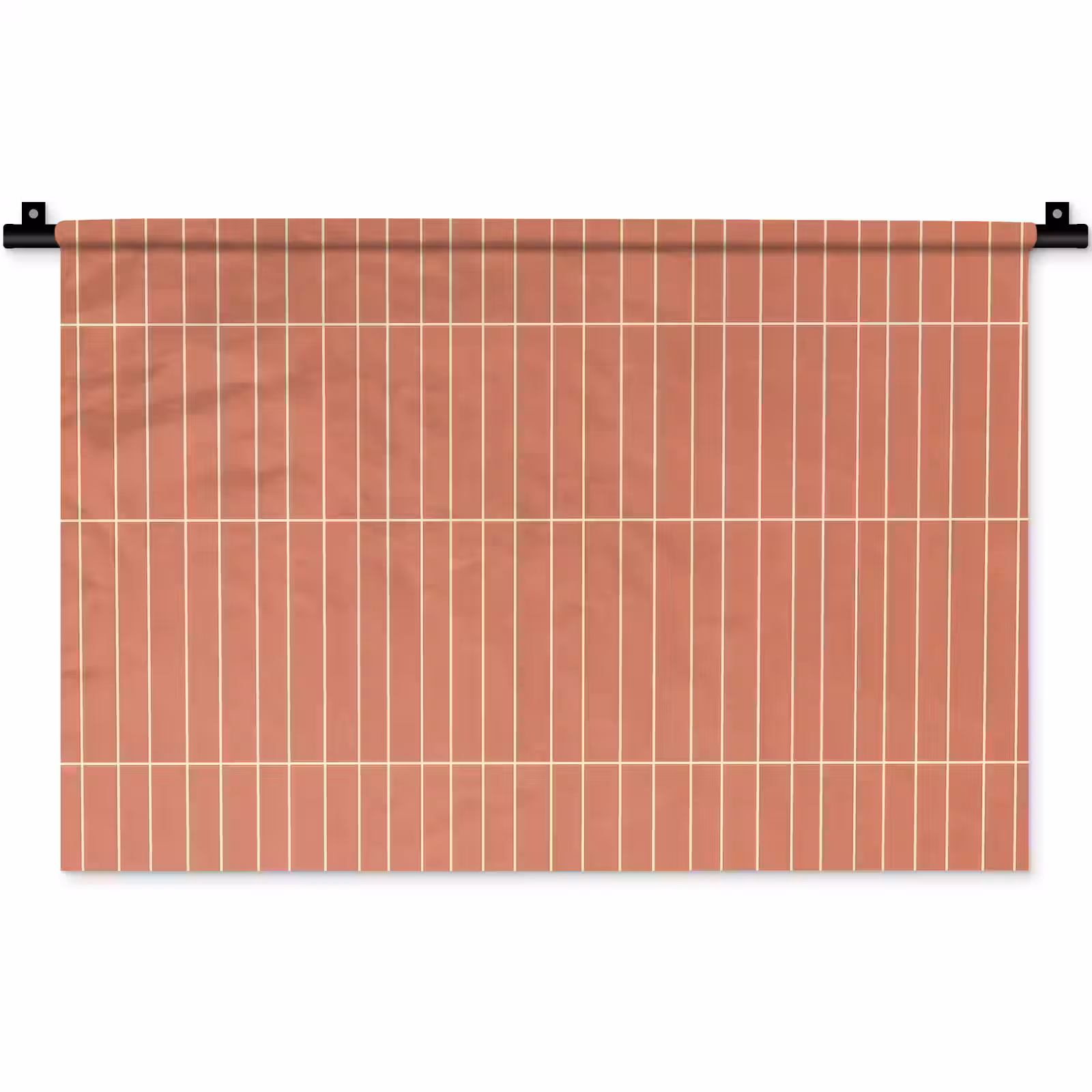 Wandkleed - Patroon - Tegels - Terracotta — 1