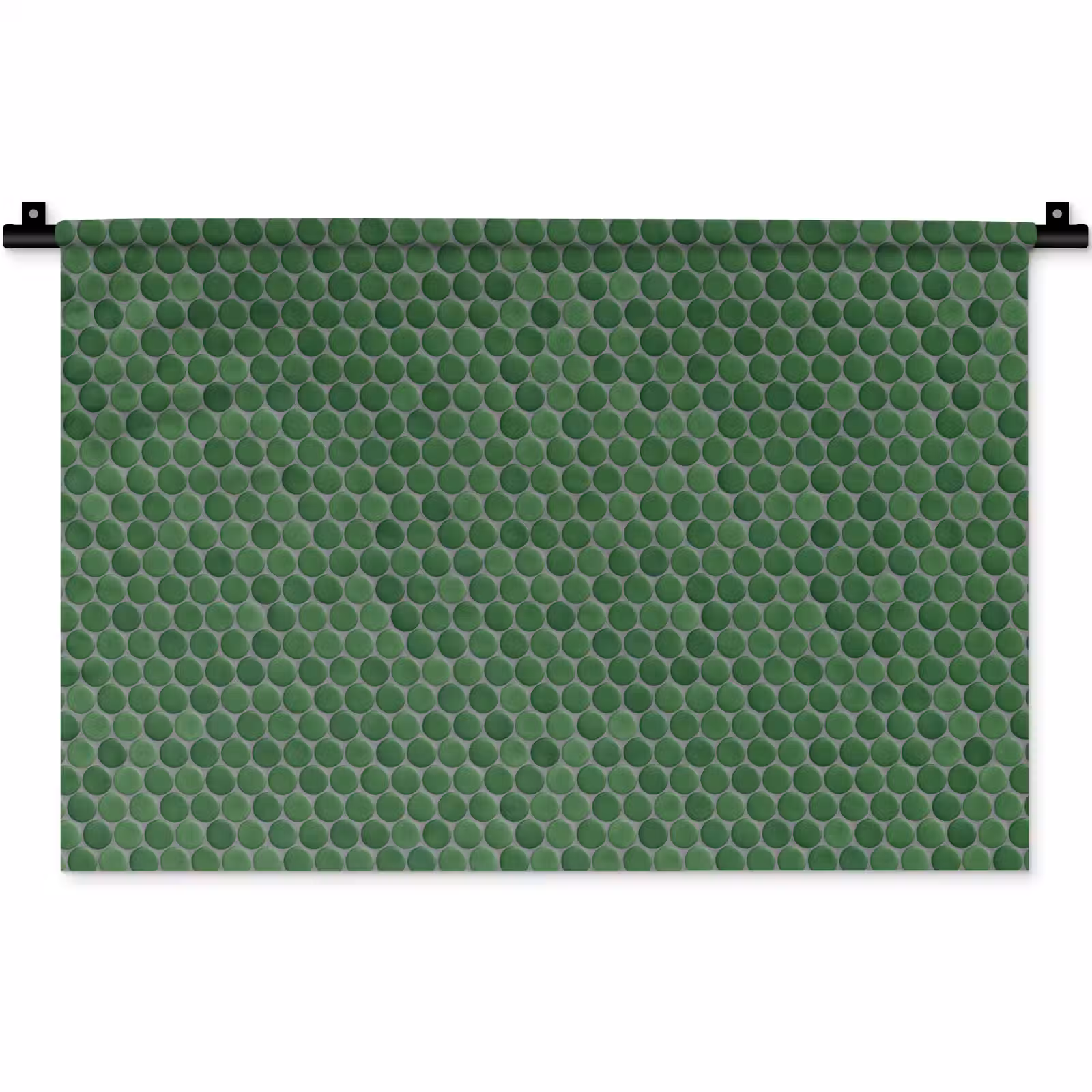 Wandkleed - Penny - Mozaïek - Bosgroen - Green — 1