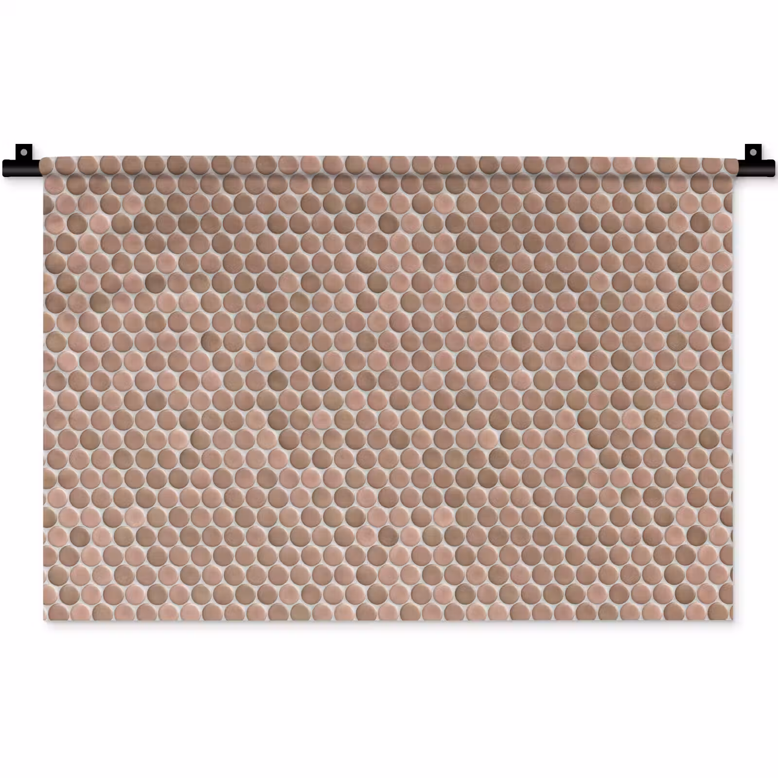Wandkleed - Penny - Mozaïek - Oudroze - Terracotta — 1