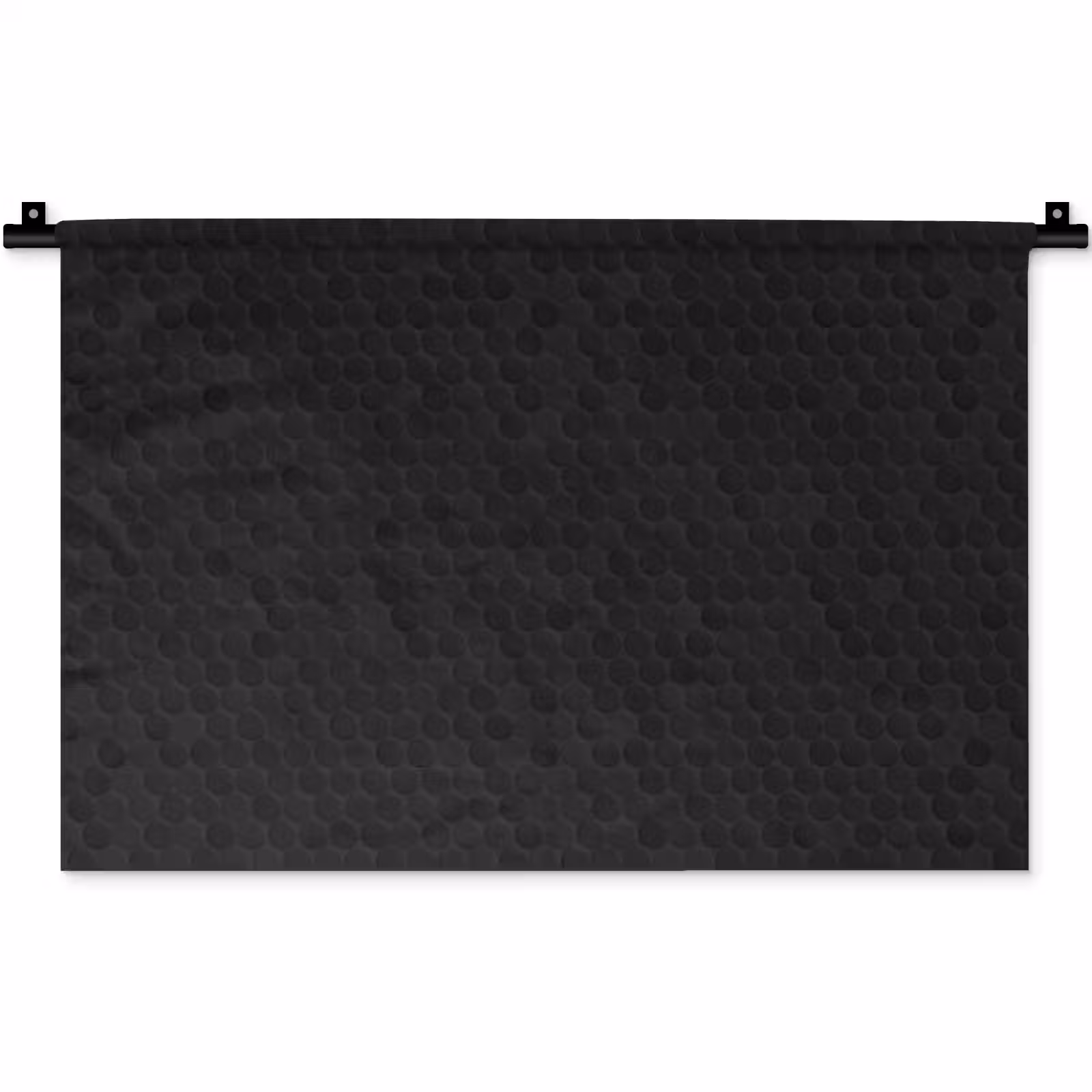 Wandkleed - Penny - Tegel - Mat - Zwart — 1