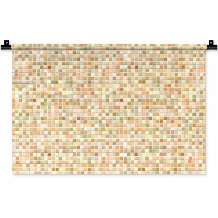 Wandkleed - Mozaïek - Patroon - Terracotta — 1
