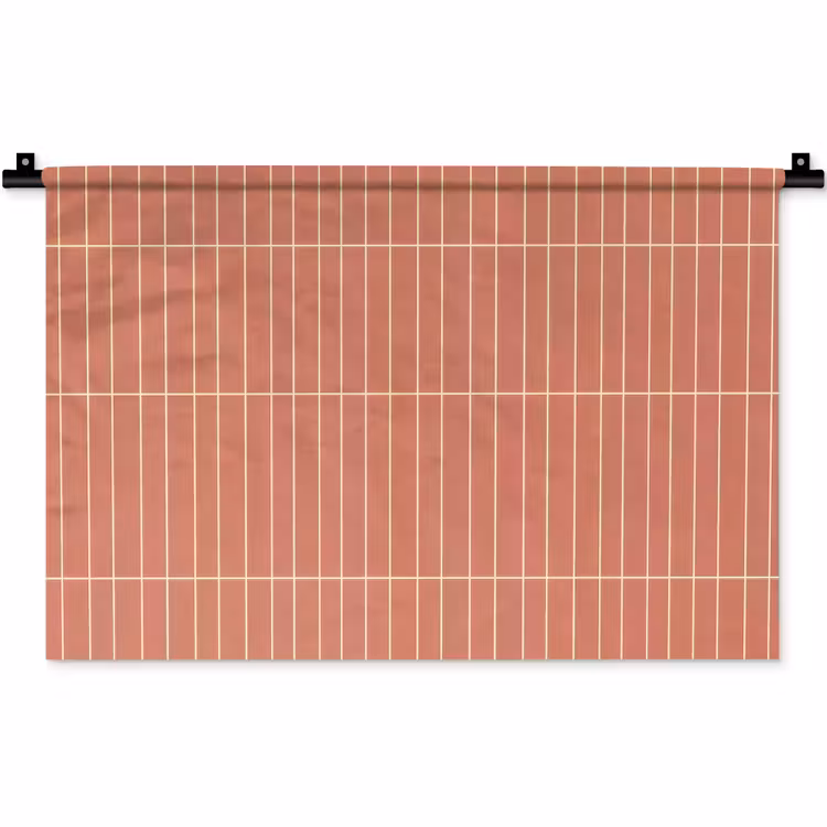 Wandkleed - Patroon - Tegels - Terracotta — 1
