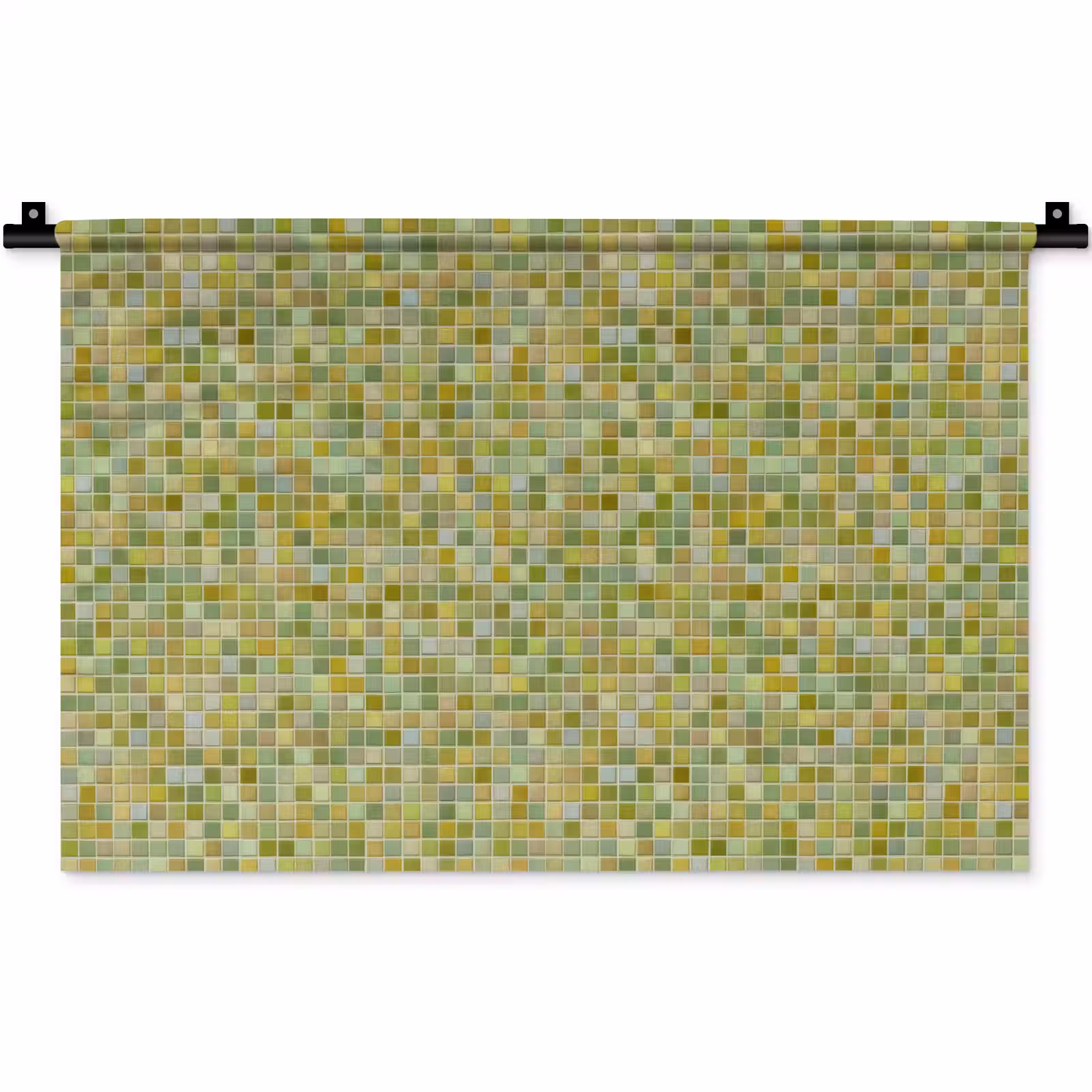 Wandkleed - Mozaïek - Patroon - Groen — 1