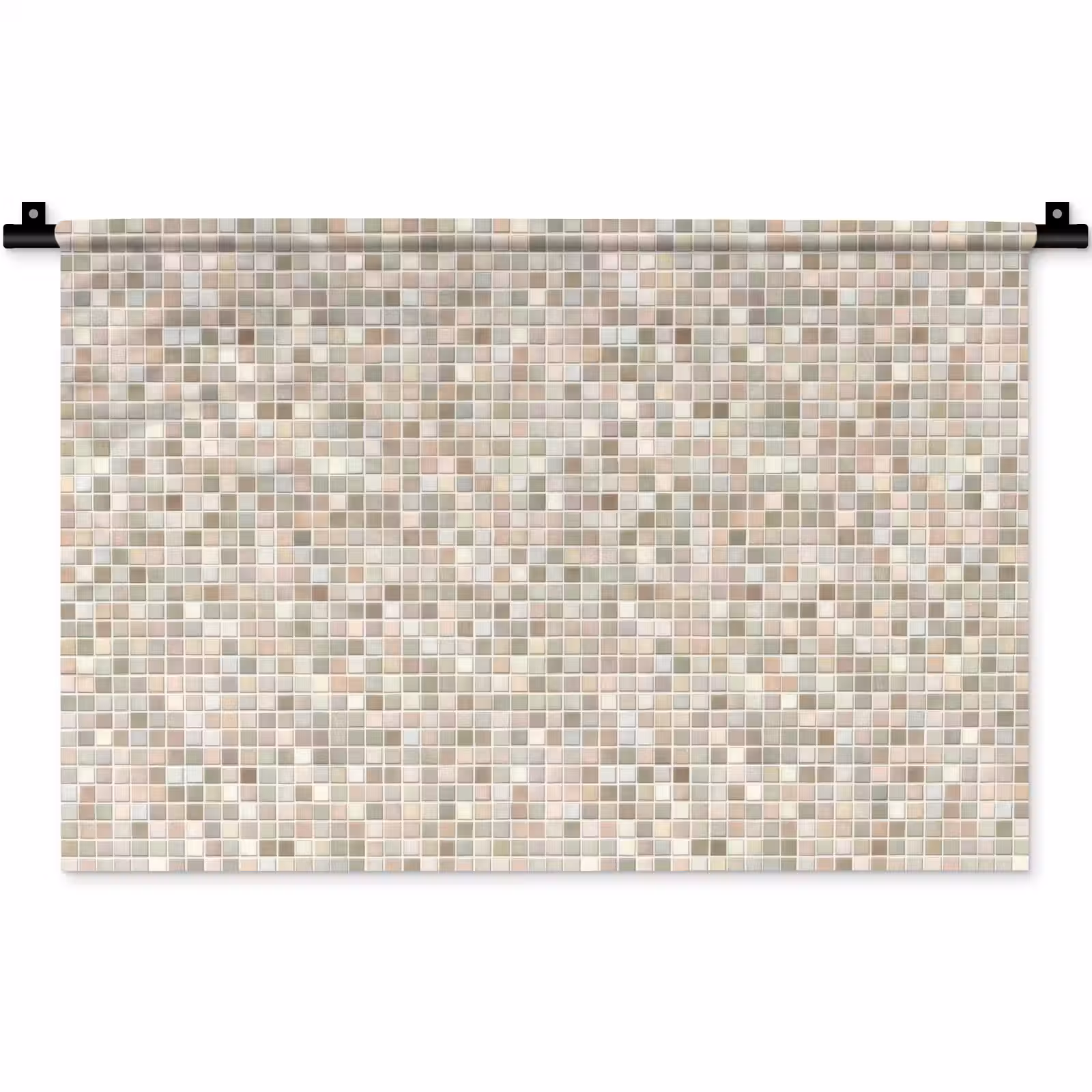 Wandkleed - Mozaïek - Patroon- Taupe — 1