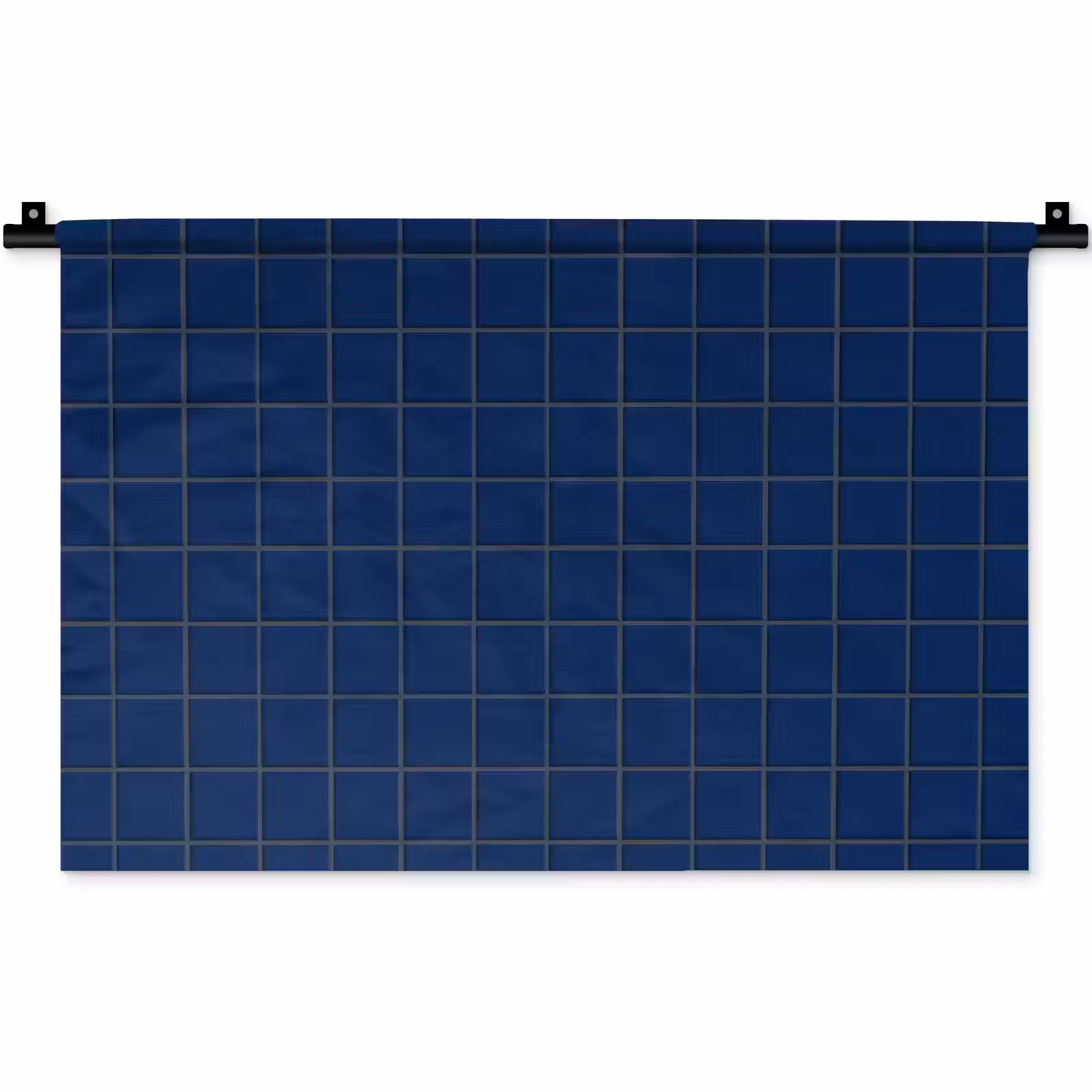 Wandkleed - Tegel - Patroon - Blauw — 1