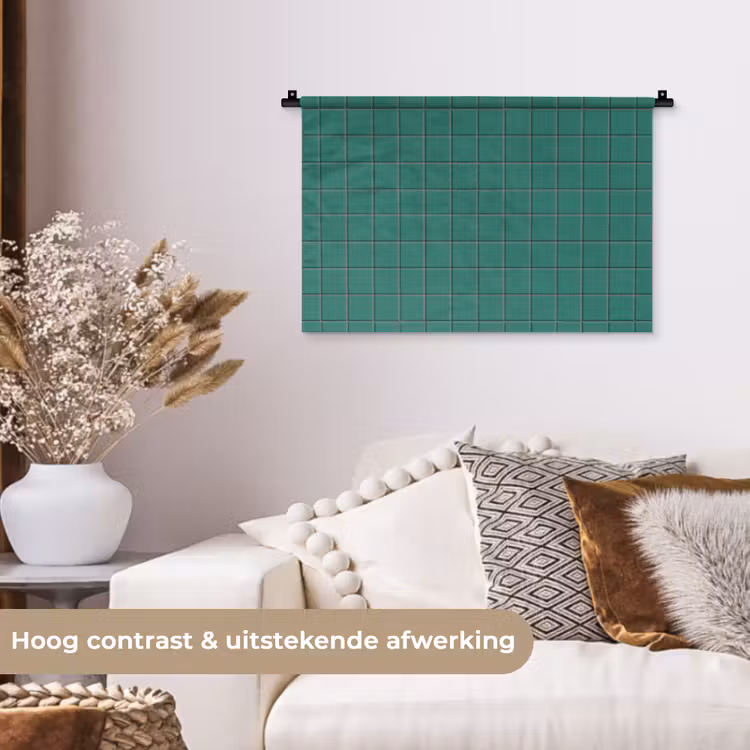 Wandkleed - Patroon - Patroon - Smaragd — 4