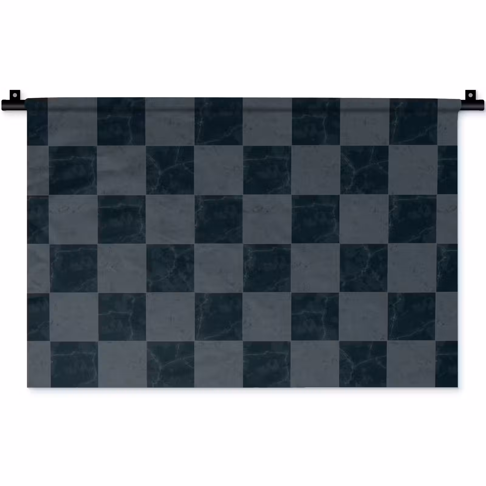 Wandkleed - Marmer - Patroon - Antraciet — 1