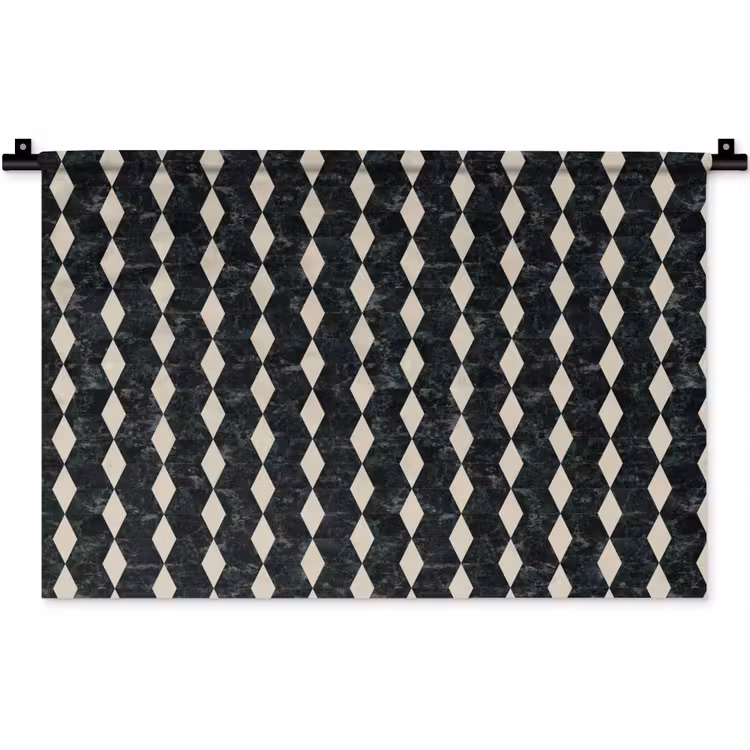 Wandkleed - Geometrisch - Patroon - Marmer - Groen — 1