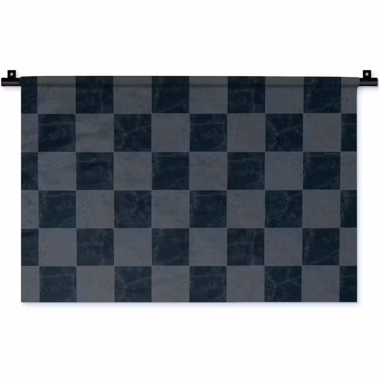 Wandkleed - Marmer - Patroon - Antraciet — 1