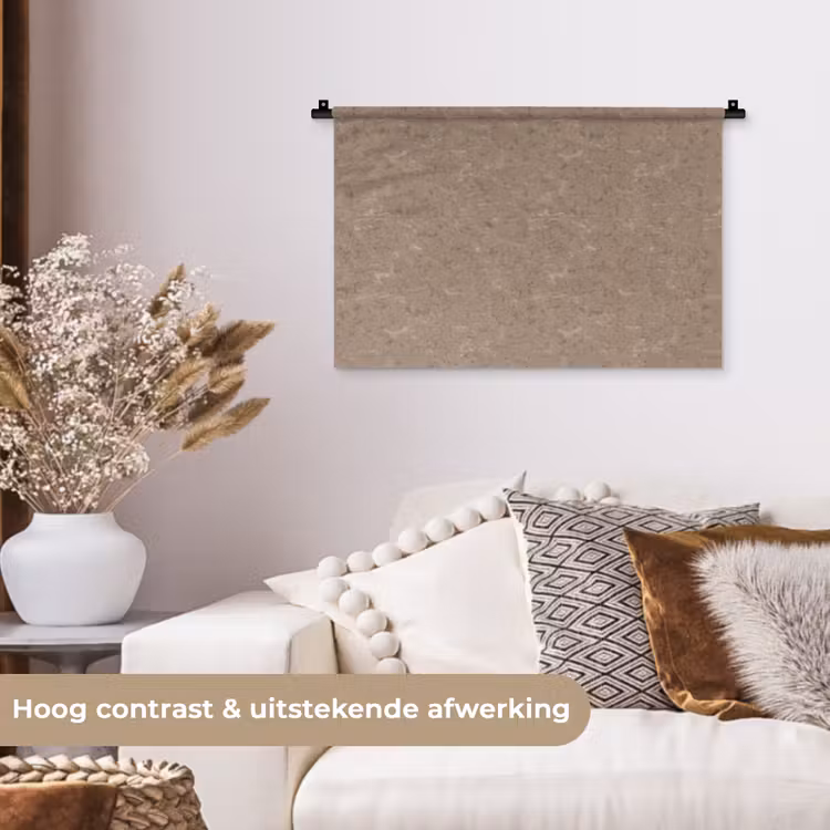 Wandkleed - Patroon - Kalksteen - Beige — 4