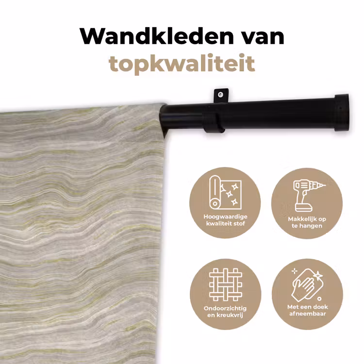 Wandkleed - Patroon - Sereen - Groen — 3