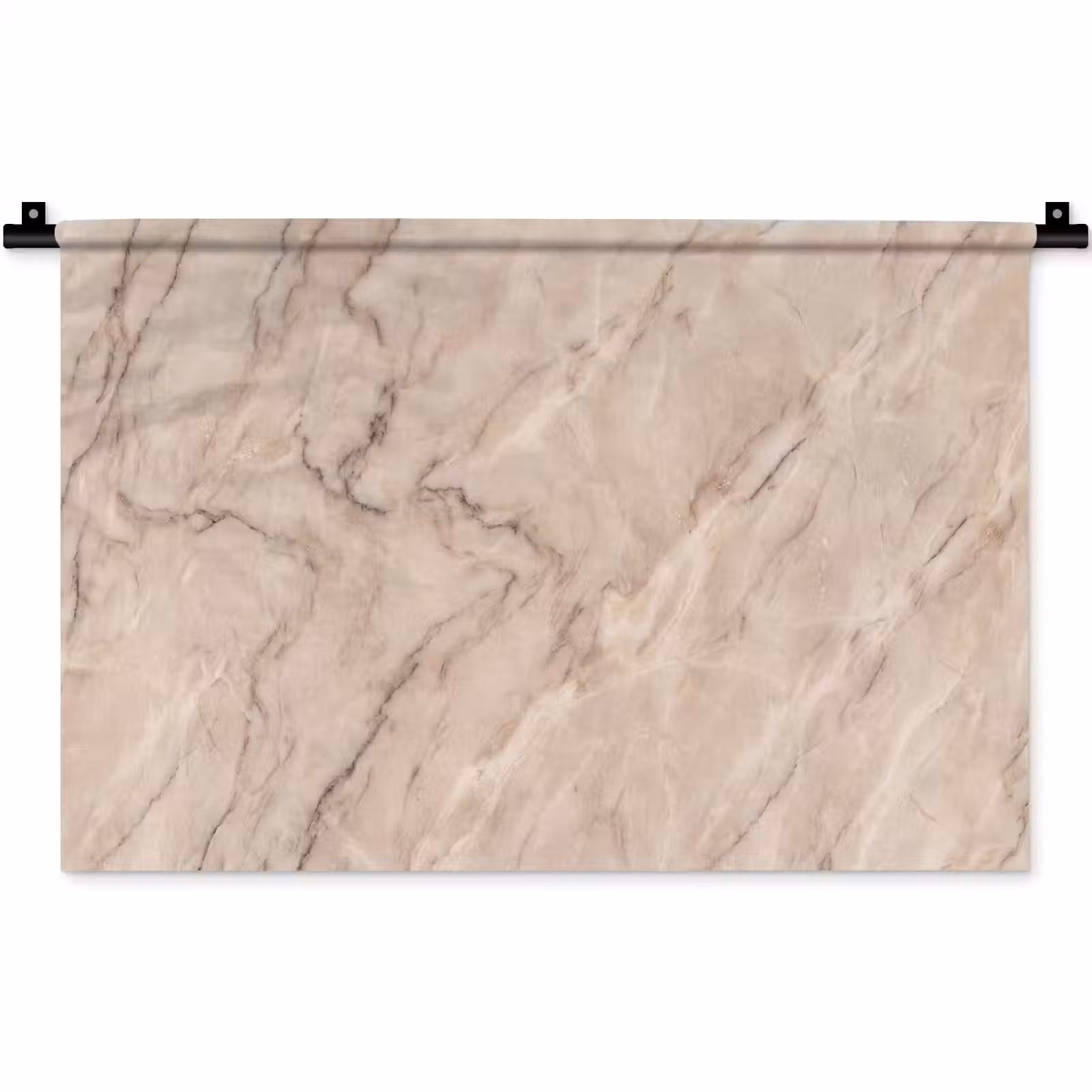 Wandkleed - Marmer - Patroon - Abstract - Modern - Beige — 1