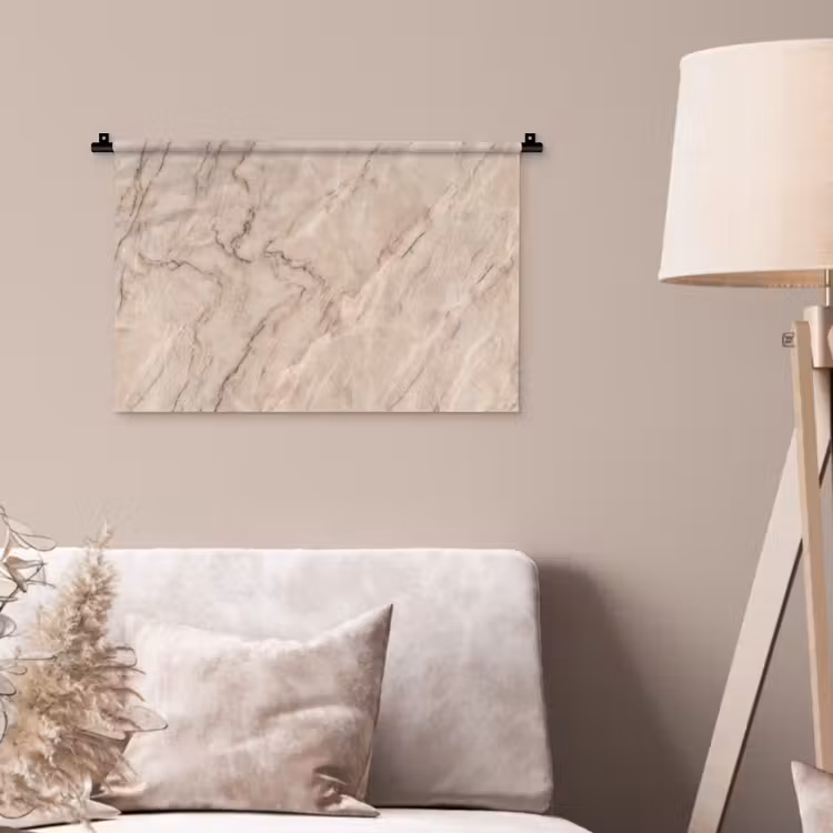Wandkleed - Marmer - Patroon - Abstract - Modern - Beige — 2